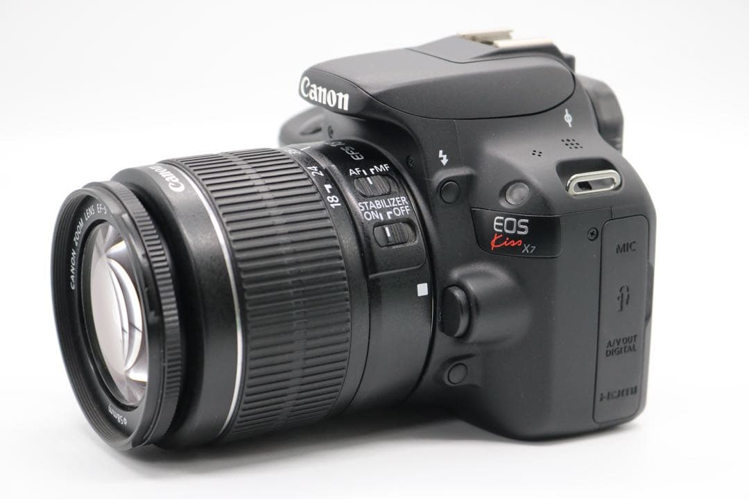 超美品 【Canon EOS Kiss X7 ダブルレンズセット】 安心保証あり