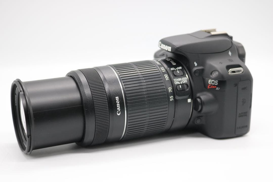 超美品 【Canon EOS Kiss X7 ダブルレンズセット】 安心保証あり