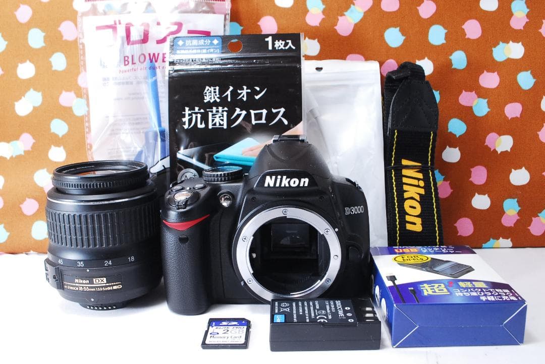 ✨ショット数883回✨超美品✨Nikon D3000 レンズセット