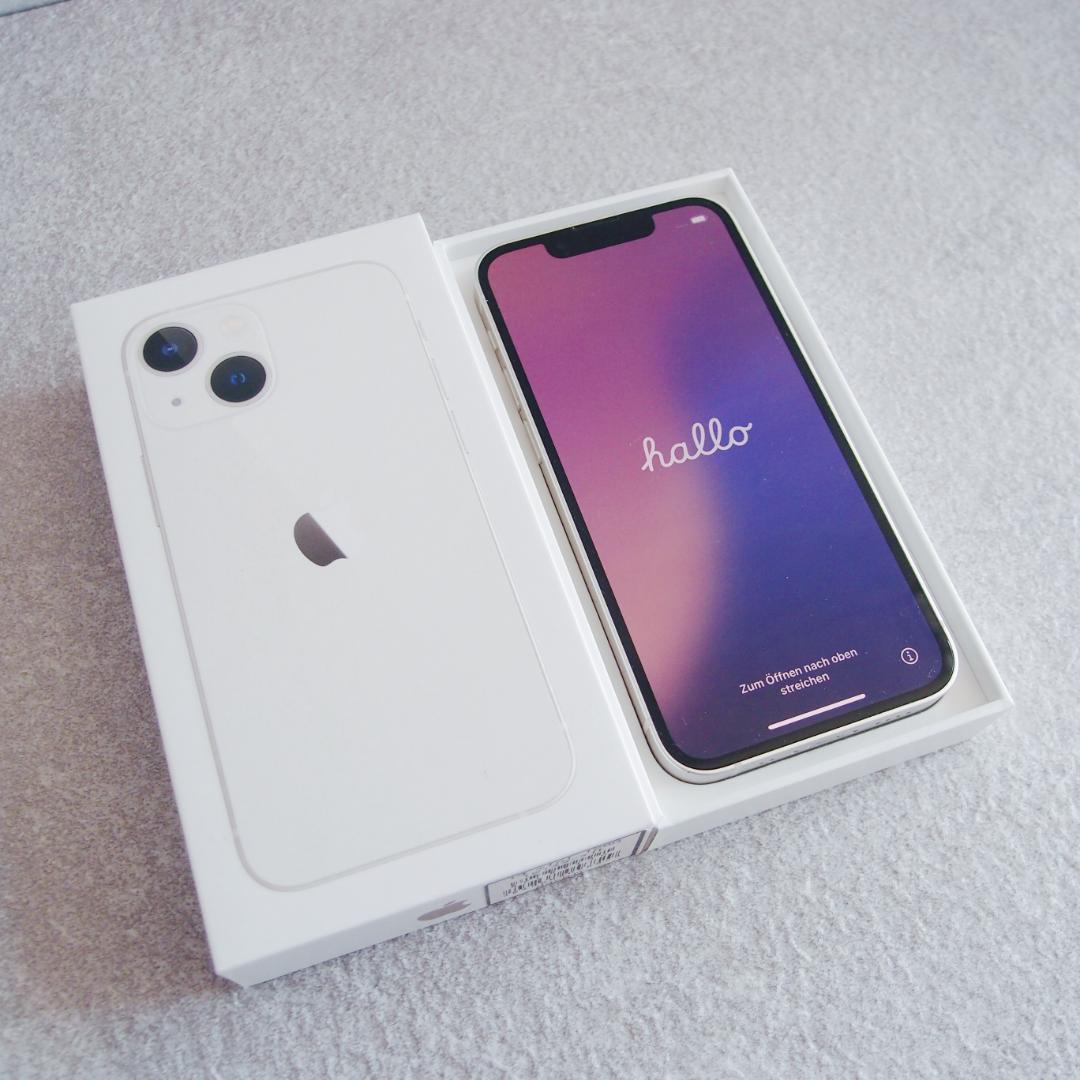 A*˚様 iPhone 13mini 128GB 本体 スターライト バッテリー
