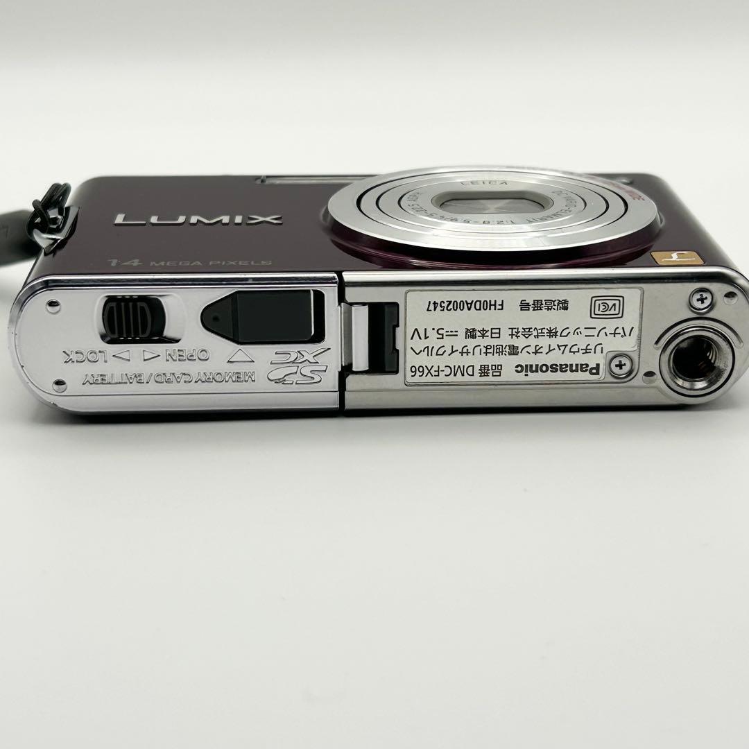 動作品★Panasonic LUMIX DMC-FX66★バイオレット★元箱付き