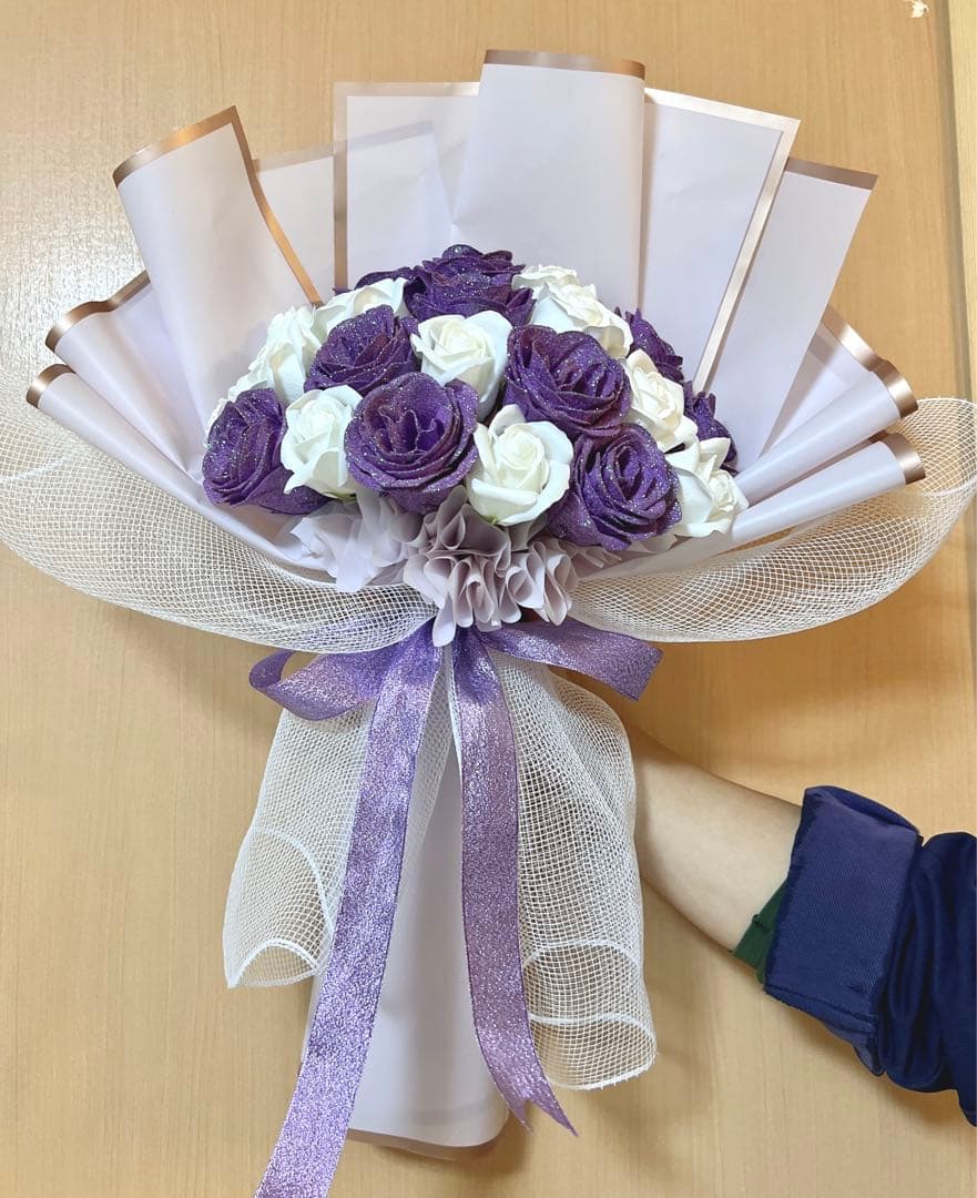 ソープフラワー薔薇 お誕生日 ・記念日 プレゼント 花束