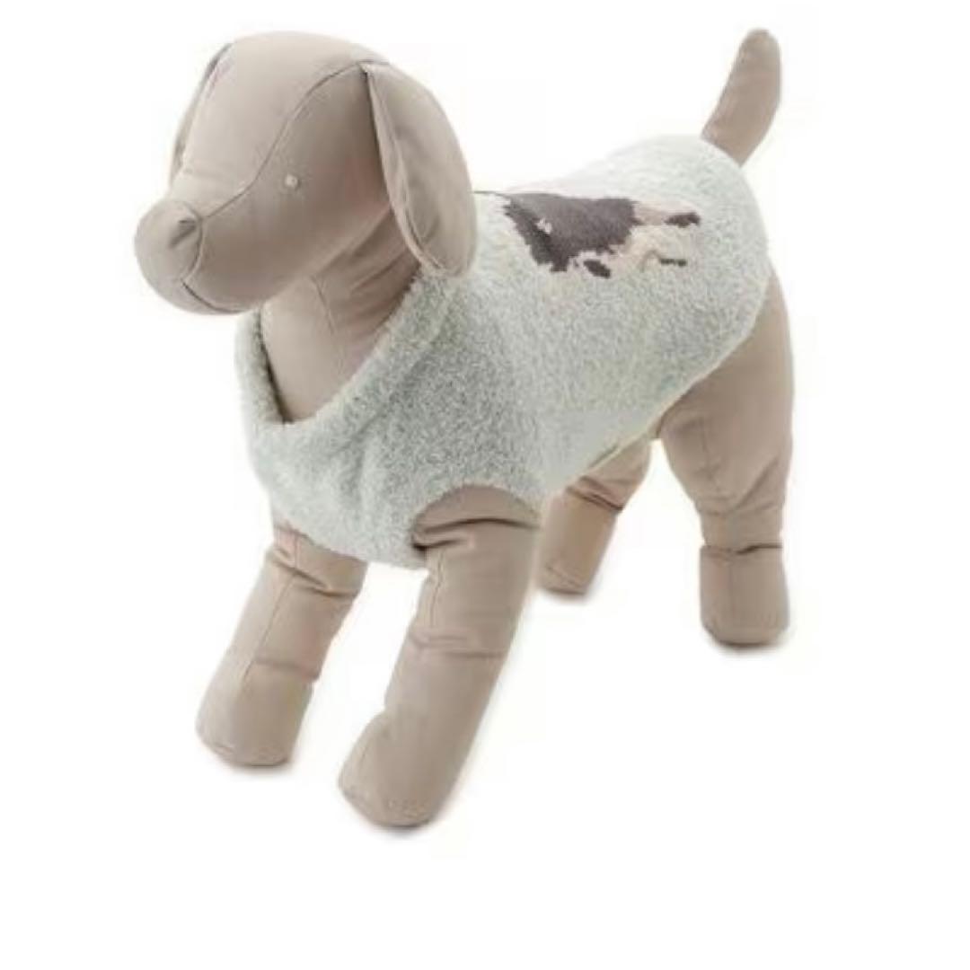 新品Lジェラートピケ　 DOG 柴犬 ジャガードプルオーバー 犬服　シバ