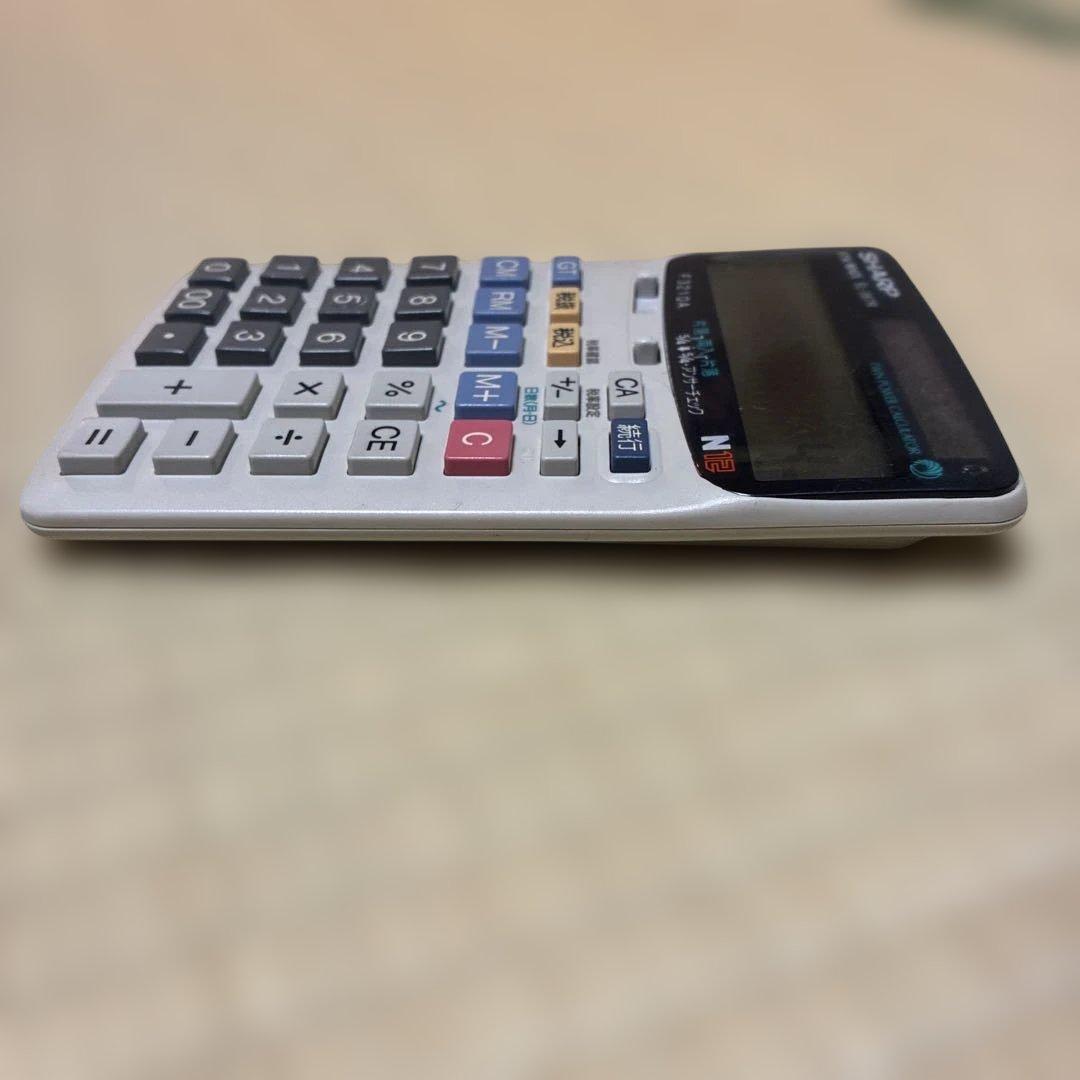 シャープ　EL-387R 電卓　希少品