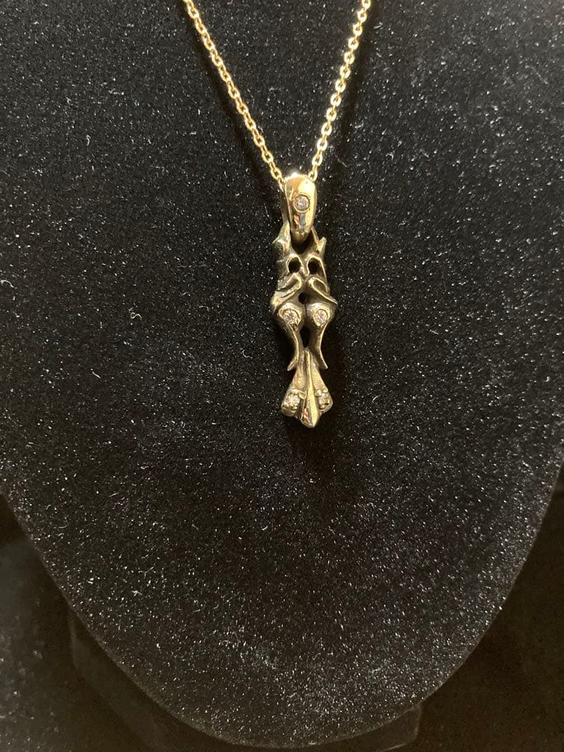 ⑳Hearting Sword Pendant W チェーン付き 真鍮