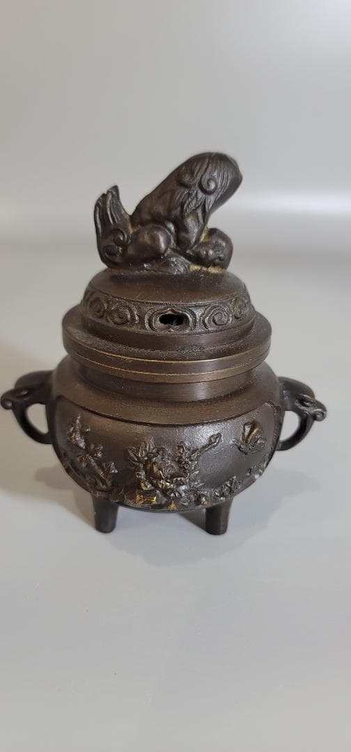 古銅 三具足 仏教具 獅子香炉 燭台 花器 まとめて