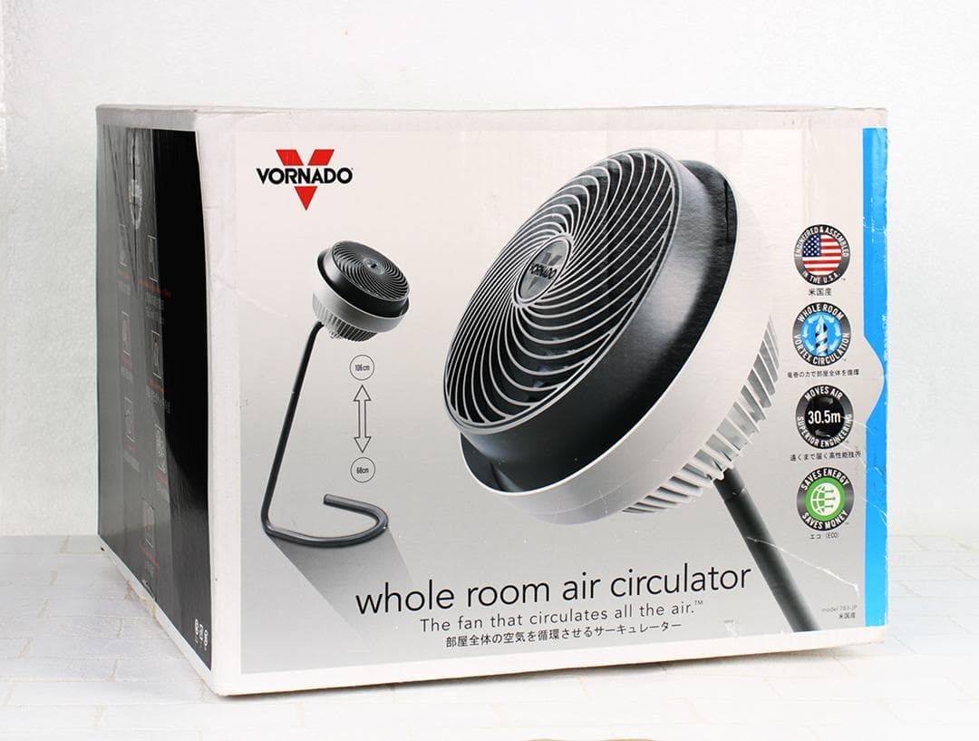 美品 VORNADO サーキュレーター ボルネード 節電 部屋干し 循環 元箱