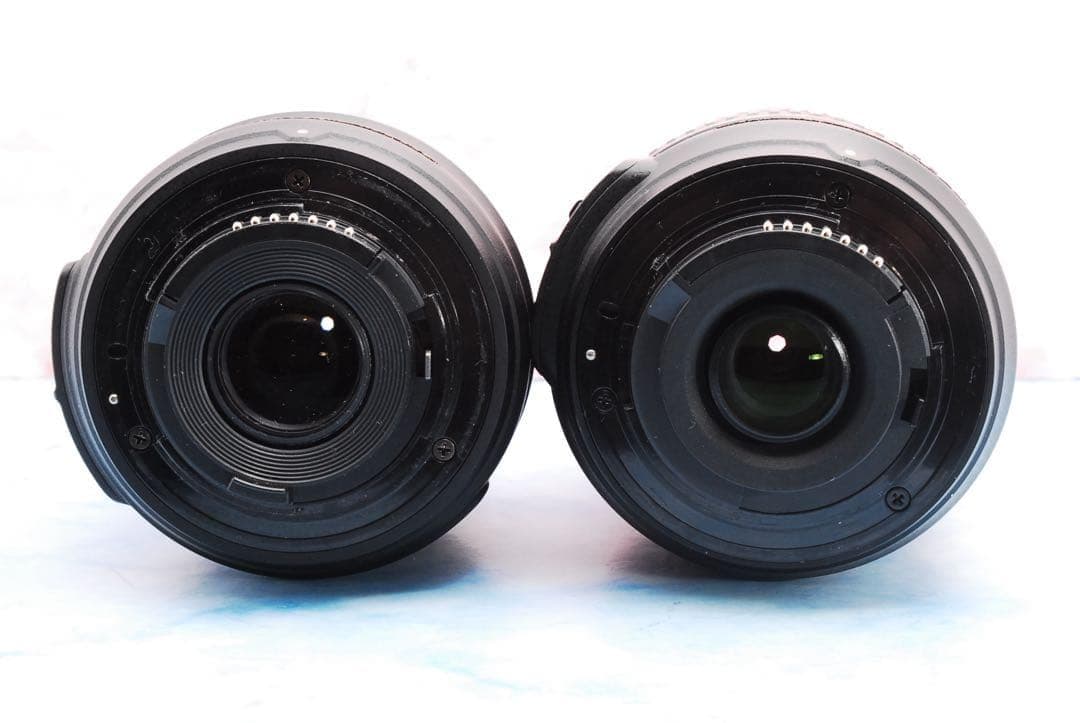 ☆ニコン D5200◎手ぶれ補正Wレンズ◎付属品多数◎バッグ＆バッテリー2個