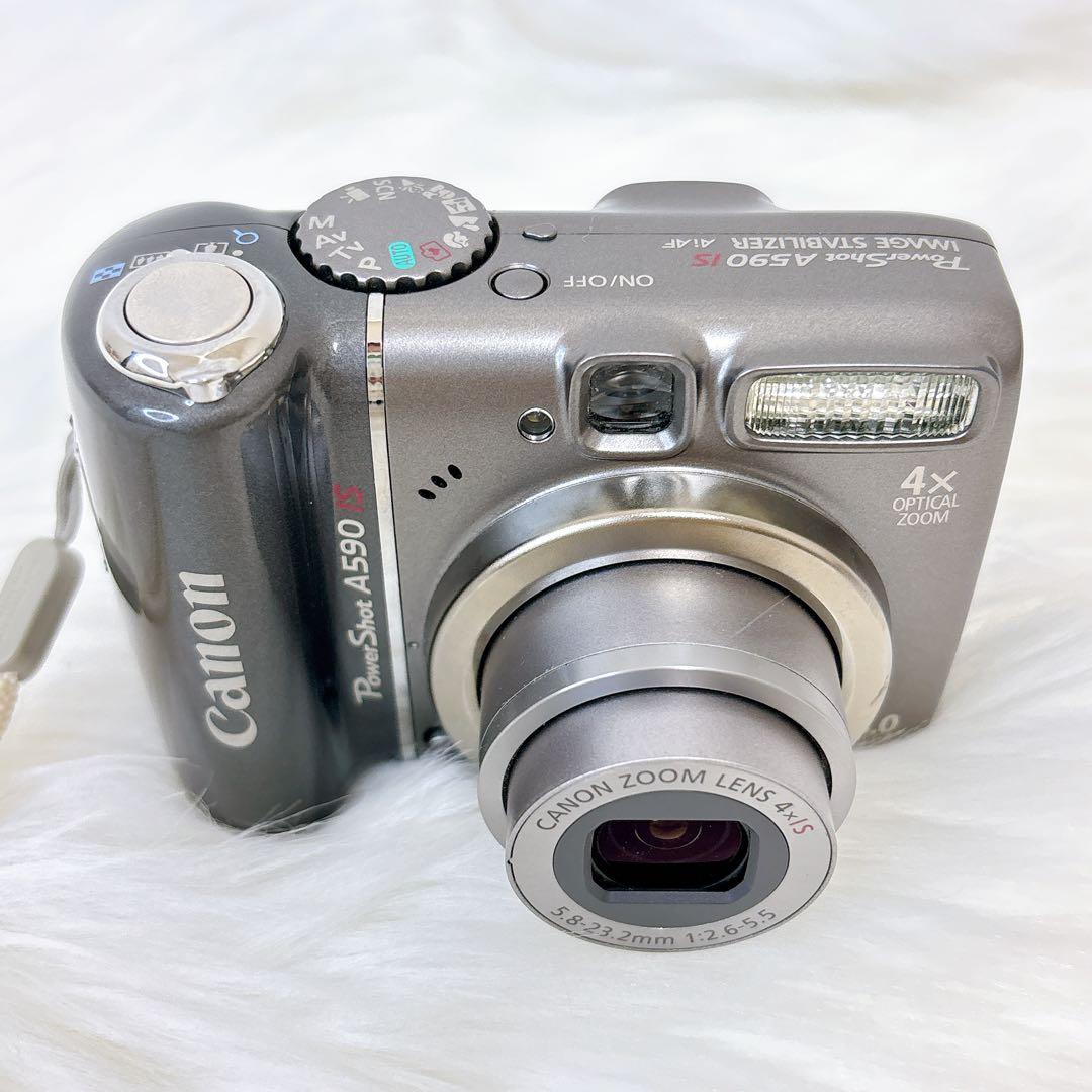 極美品✨キャノン　デジカメ　パワーショット　A590IS 手ブレ補正　コンデジ