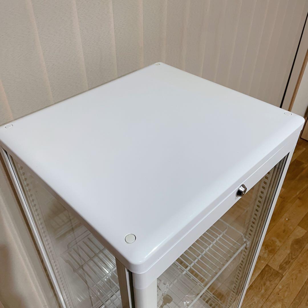 レマコム 4面ガラス 冷蔵ショーケース 105L R4G-105SLW LED
