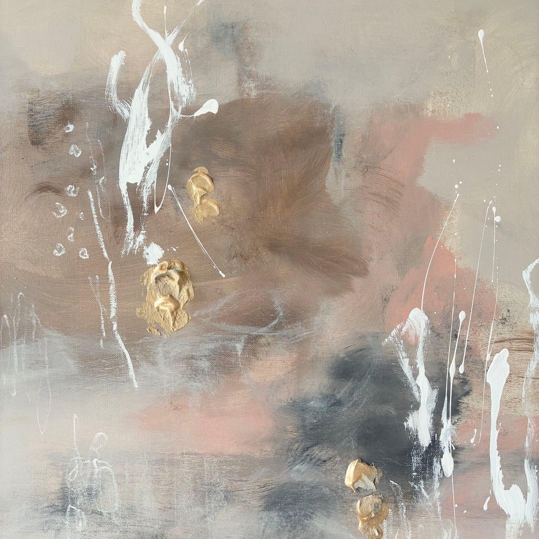 現代アート　80×80㎝　抽象画　テクスチャーアート　モダン　インテリア　絵画