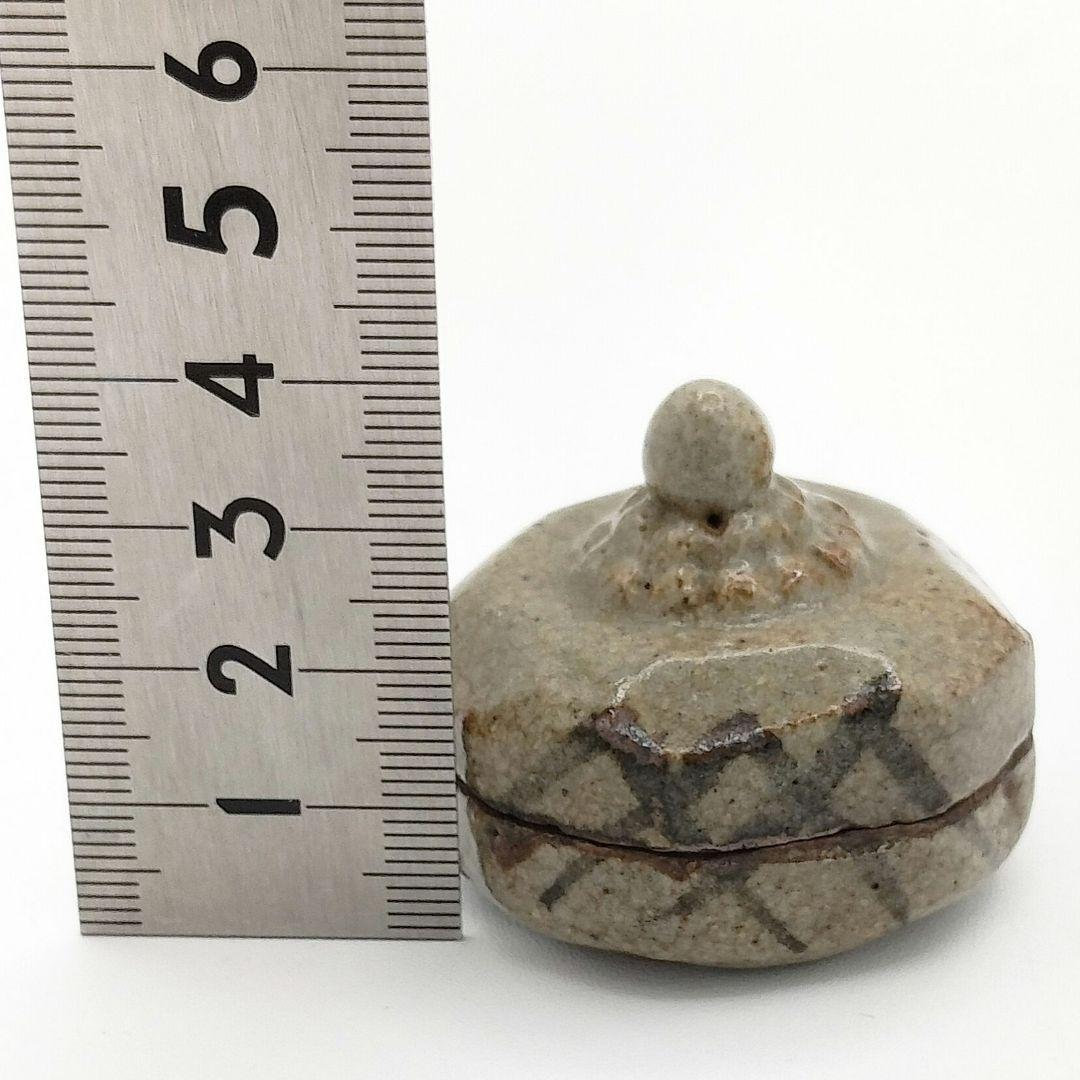 a293 香合　絵唐津　時代　辻堂　茶道具　茶道　古物　骨董　唐津焼