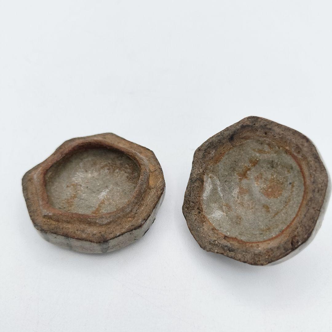 a293 香合　絵唐津　時代　辻堂　茶道具　茶道　古物　骨董　唐津焼
