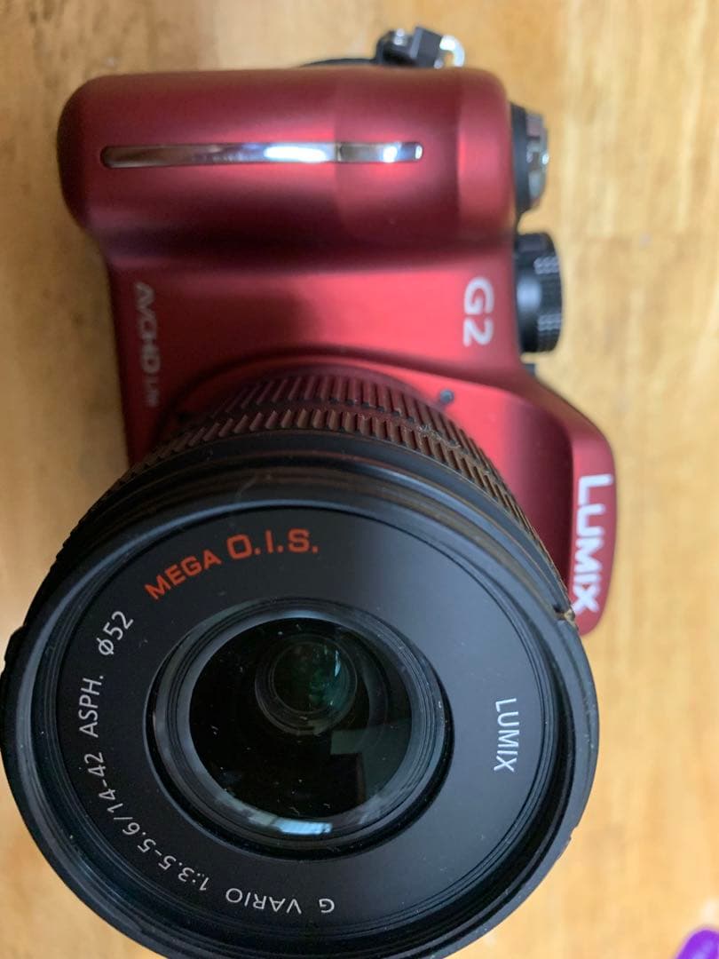 LUMIX G2 ミラーレスカメラ レッド　レンズキット