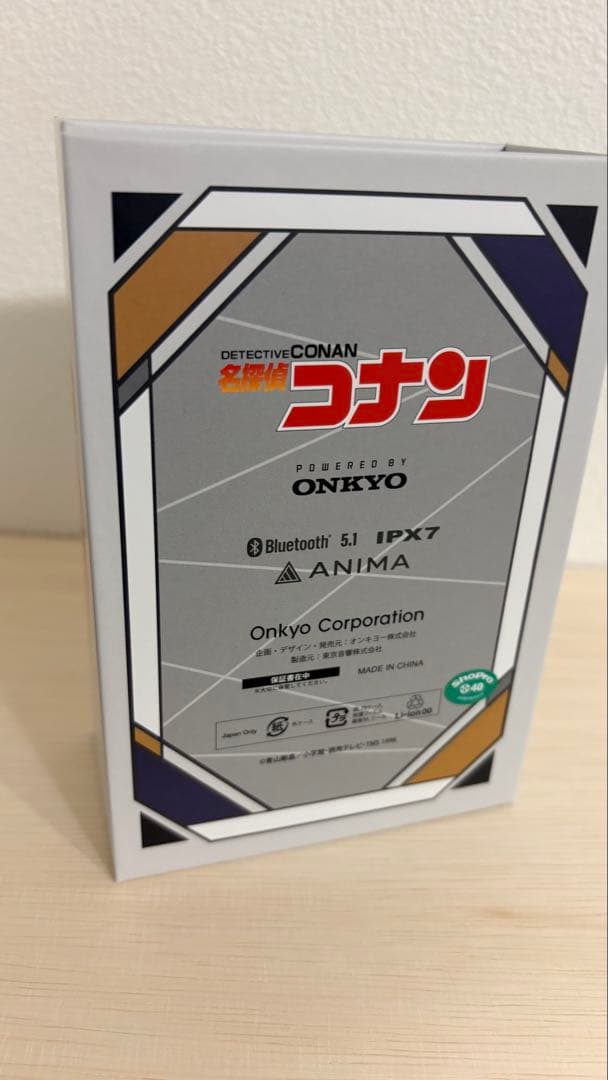 名探偵コナン　長野県警モデル　AOW01 ワイヤレスイヤホン　Onkyo