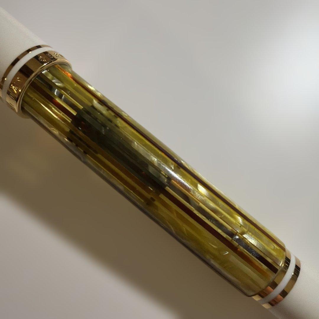 Pelikan 万年筆セット スーベレーンM400 ホワイトトートイス