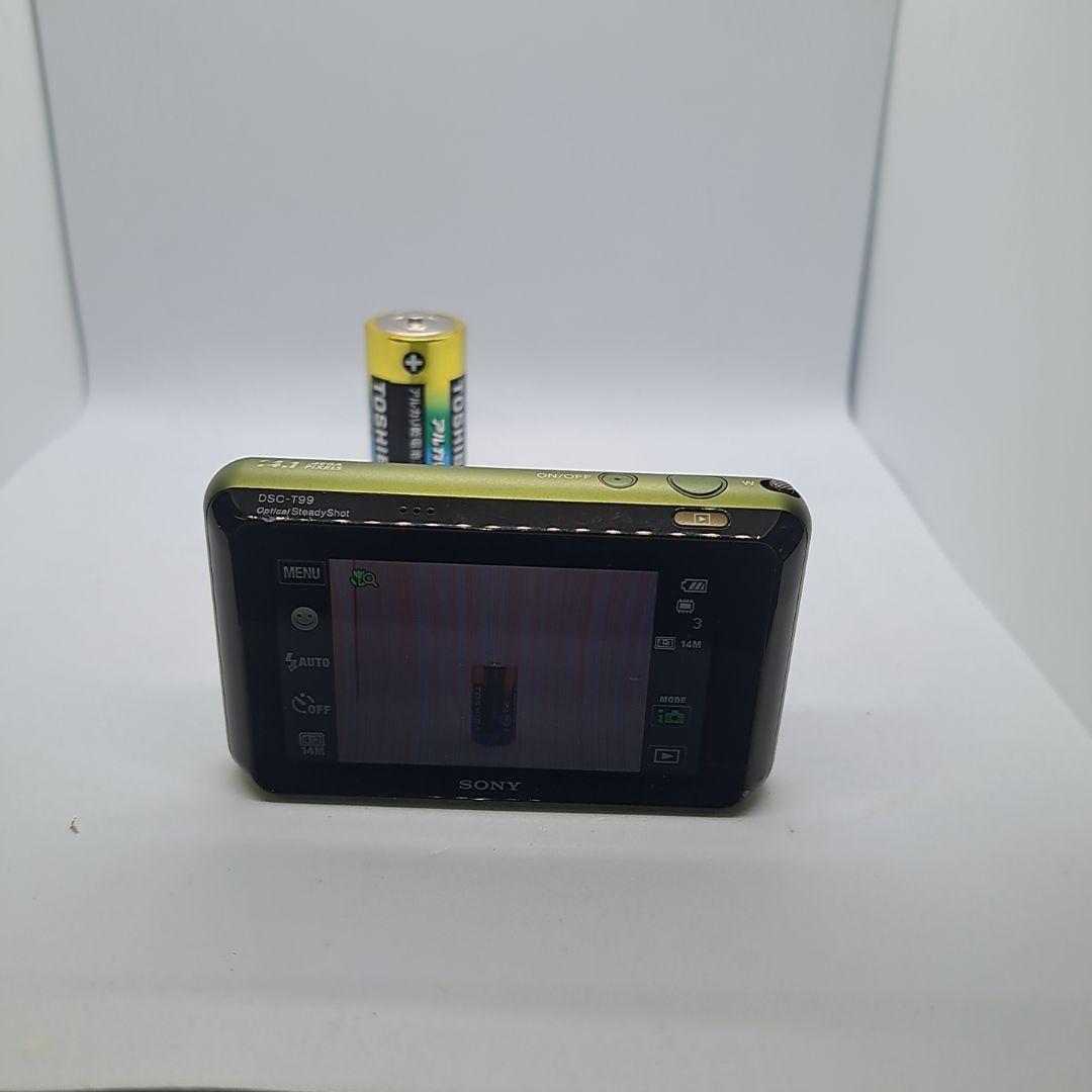 SONY Cyber-shot DSC-T99 デジタルカメラ イエロー