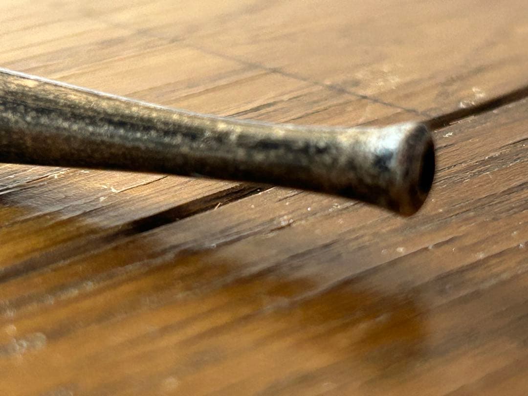 【金属成分分析済み】Ag(銀)10%使用 刻印なしキセル　煙管　重量47.47g