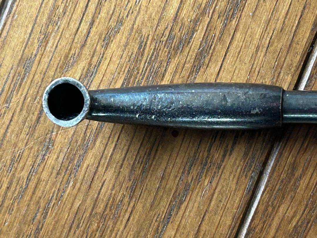 【金属成分分析済み】Ag(銀)10%使用 刻印なしキセル　煙管　重量47.47g