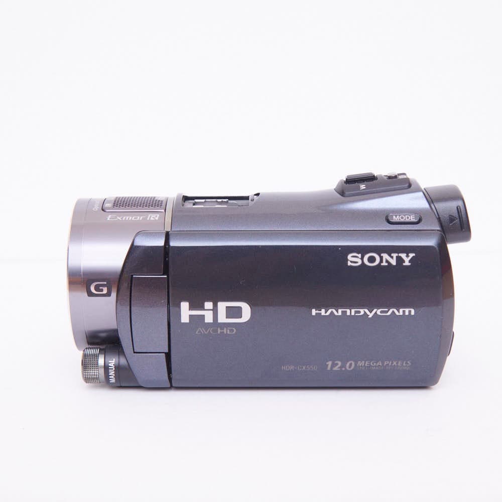 SONY HDR-CX550V　ビデオカメラ　大容量バッテリー・マイク・三脚付き