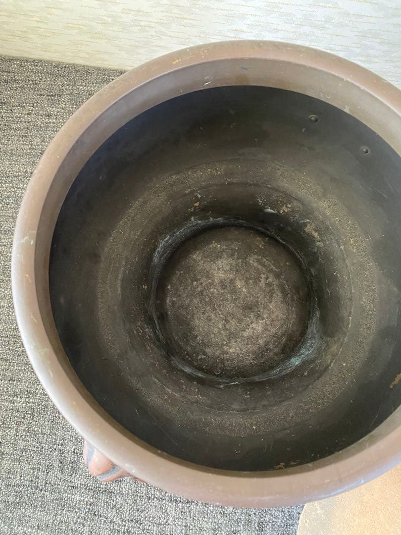 火鉢　銅製　真鍮　骨董
