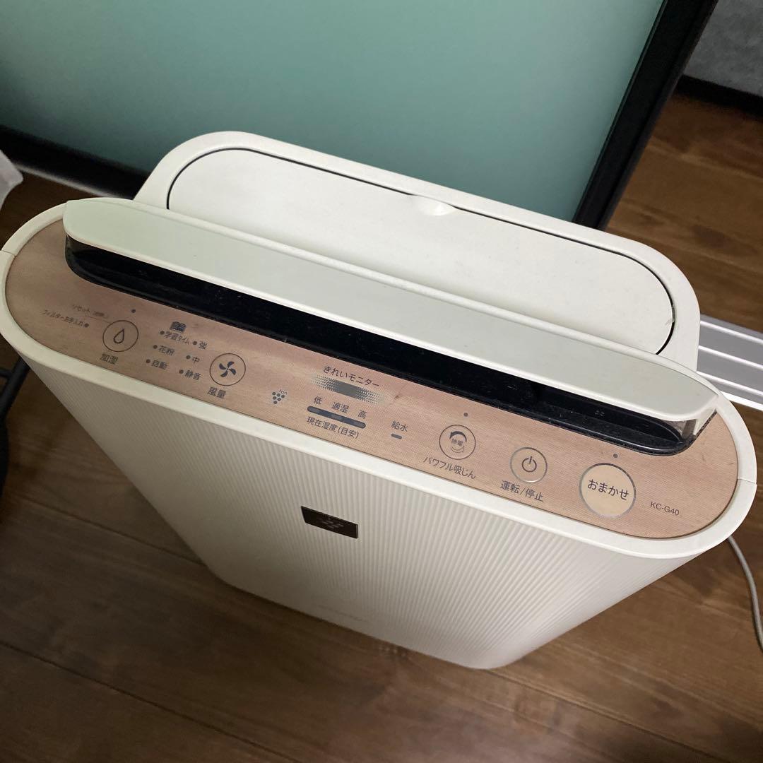 ♡家電♡【期間限定出品】SHARP 空気清浄機 KC-G40-W