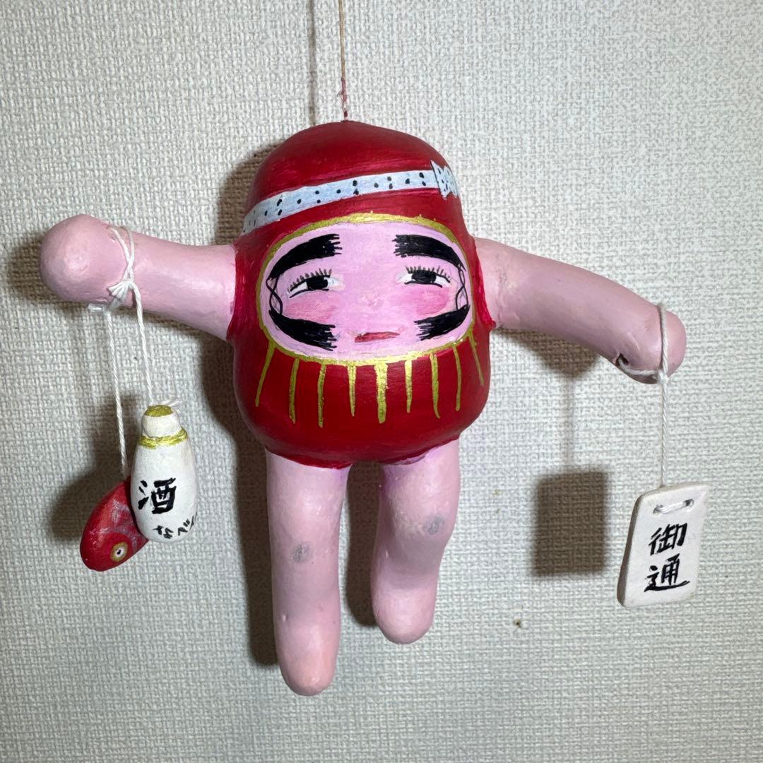 酒買いだるま 郷土玩具