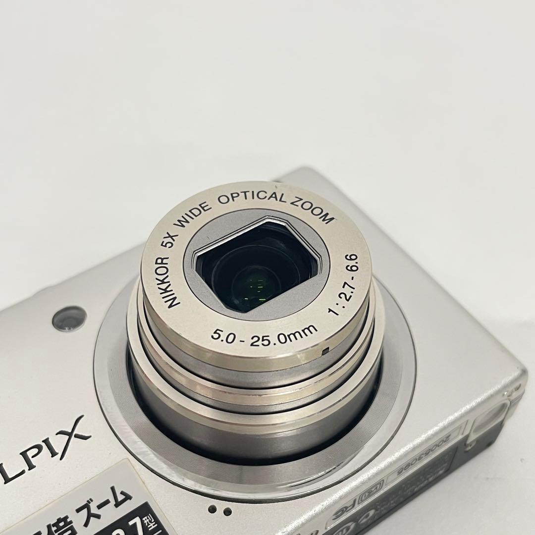 【動作品】 Nikon Coolpix S570 ニコン デジカメ シルバー