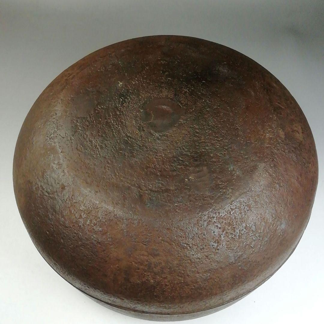 Ｗ２５３　茶釜　『平釜』『釜師　和田美之助 造』　共箱　茶道具
