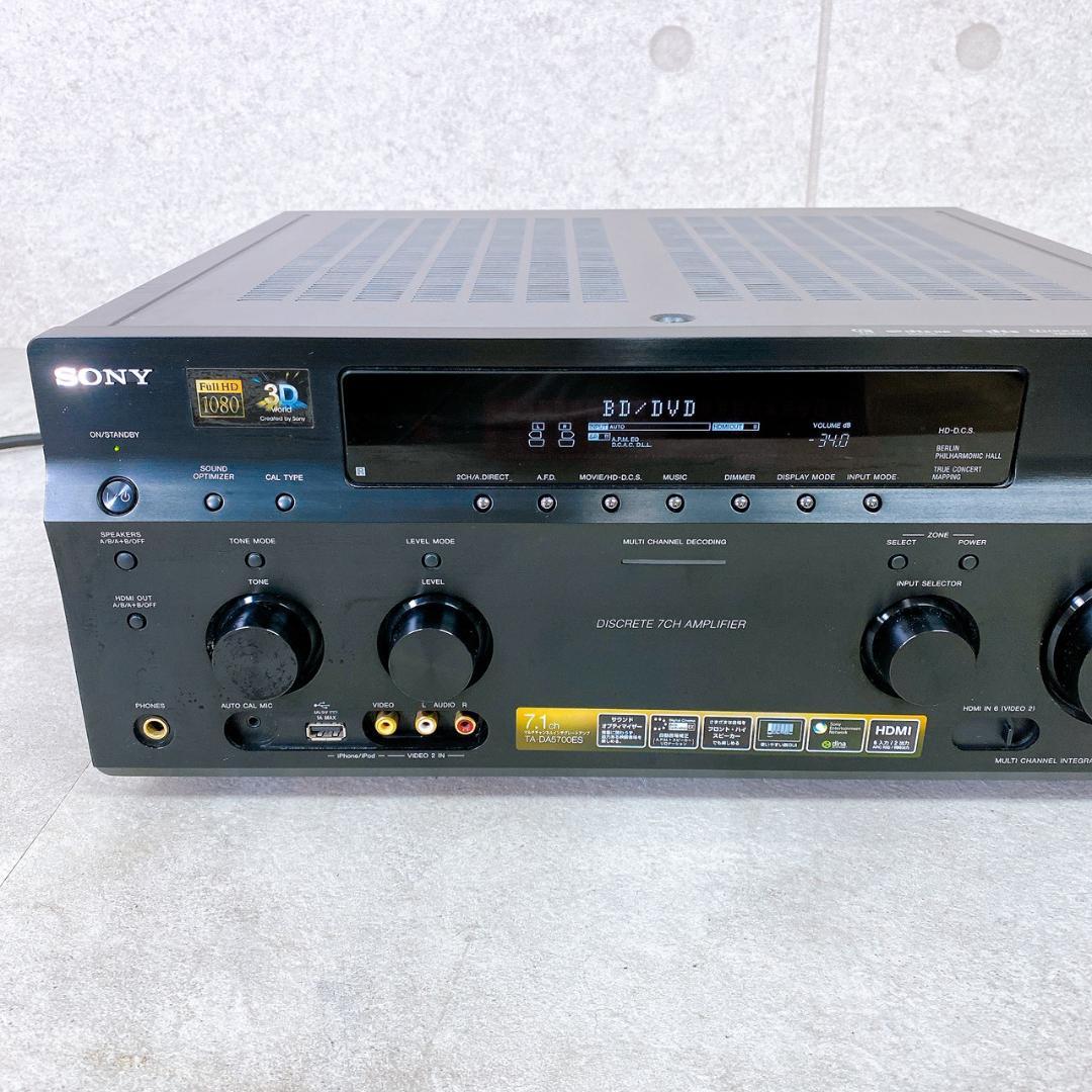 SONY TA-DA5700ES AVアンプ 7.1ch HDMI対応リモコン付
