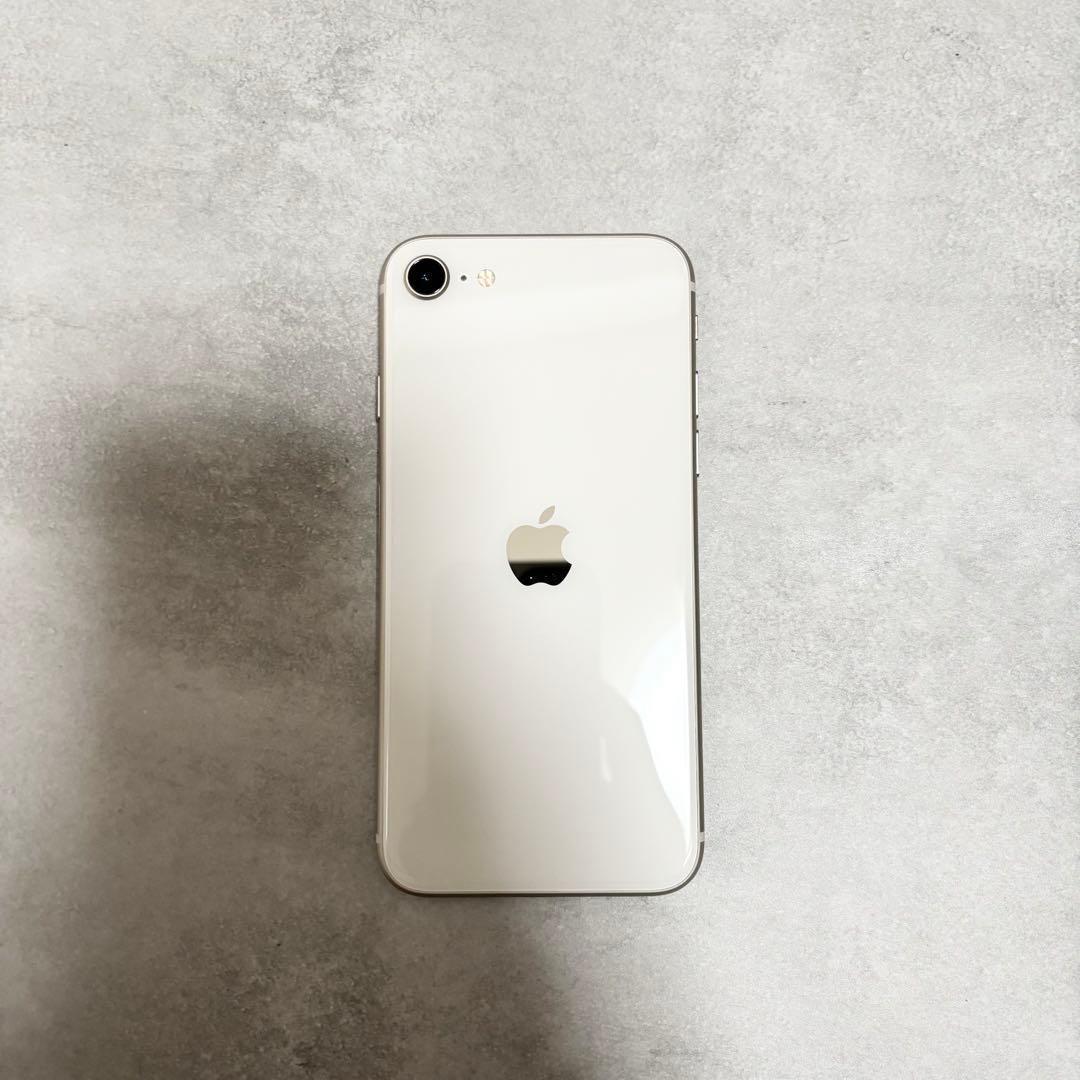 美品 iPhone SE 第3世代 64GB ホワイト バッテリ100% 253