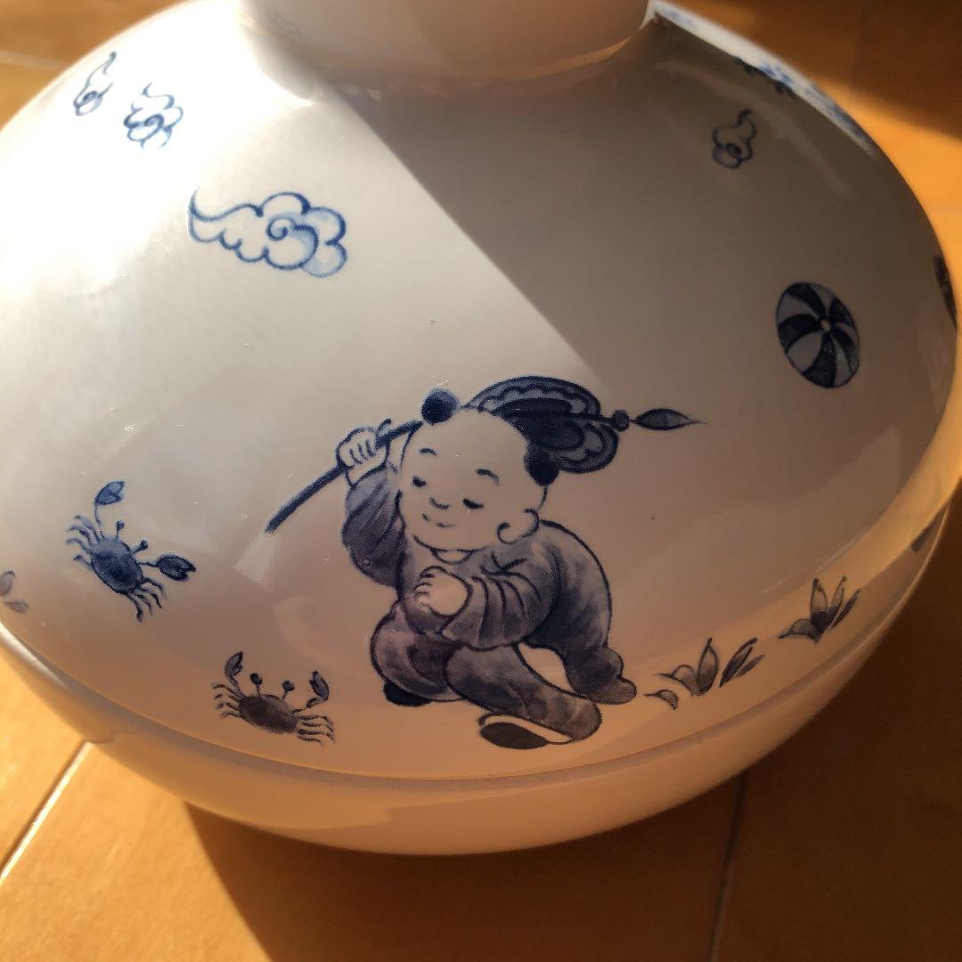 蚊取り線香ポット。ポーセラーツ作品。