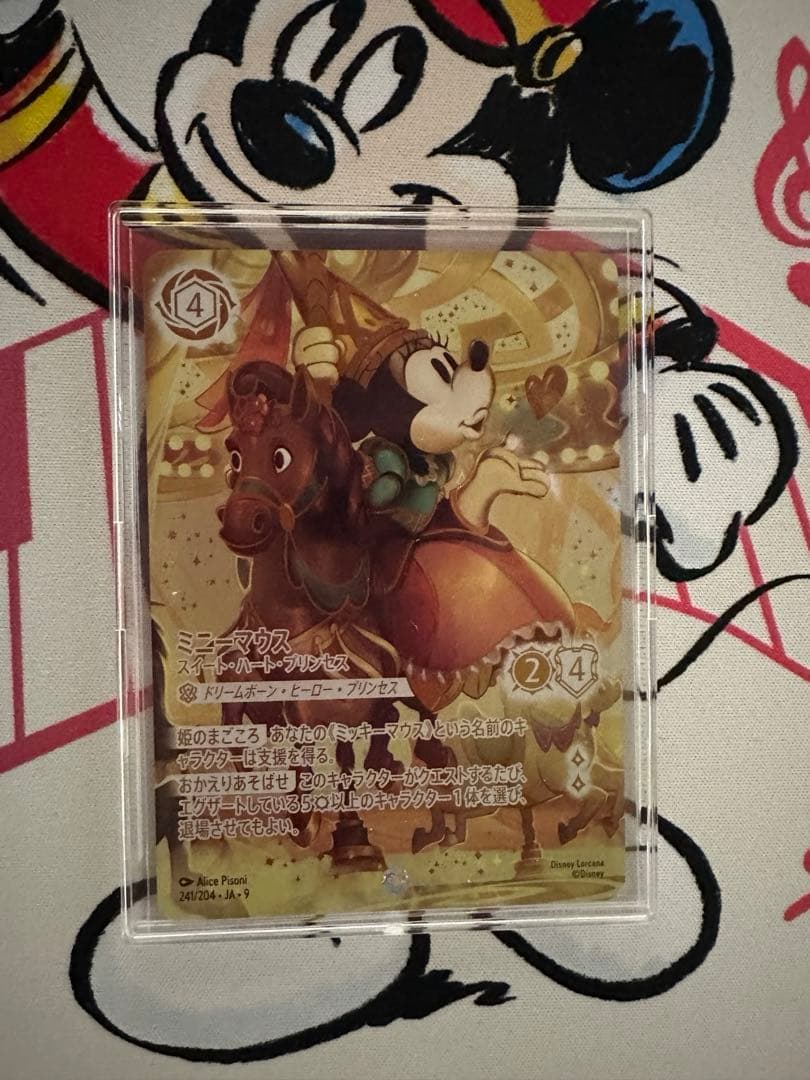 ディズニーロルカナ　ミニーマウス　アイコニック