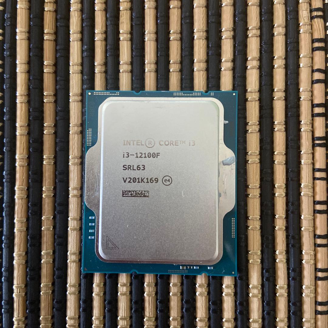 Intel Core i3-12100F CPU LGA1700 動作品