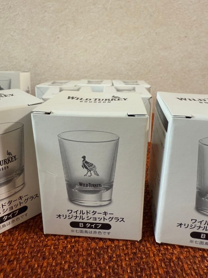 WILD TURKEY BOURBON ショットグラス　14個セット