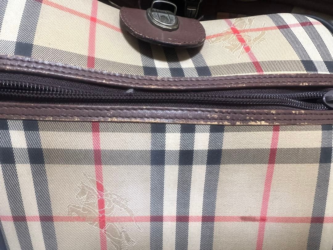 Burberry's 大容量ボストンバッグ ノバチェック柄