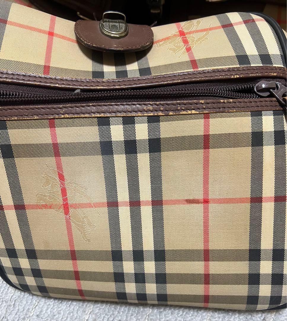 Burberry's 大容量ボストンバッグ ノバチェック柄