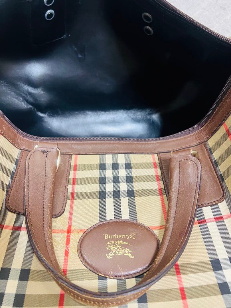 Burberry's 大容量ボストンバッグ ノバチェック柄