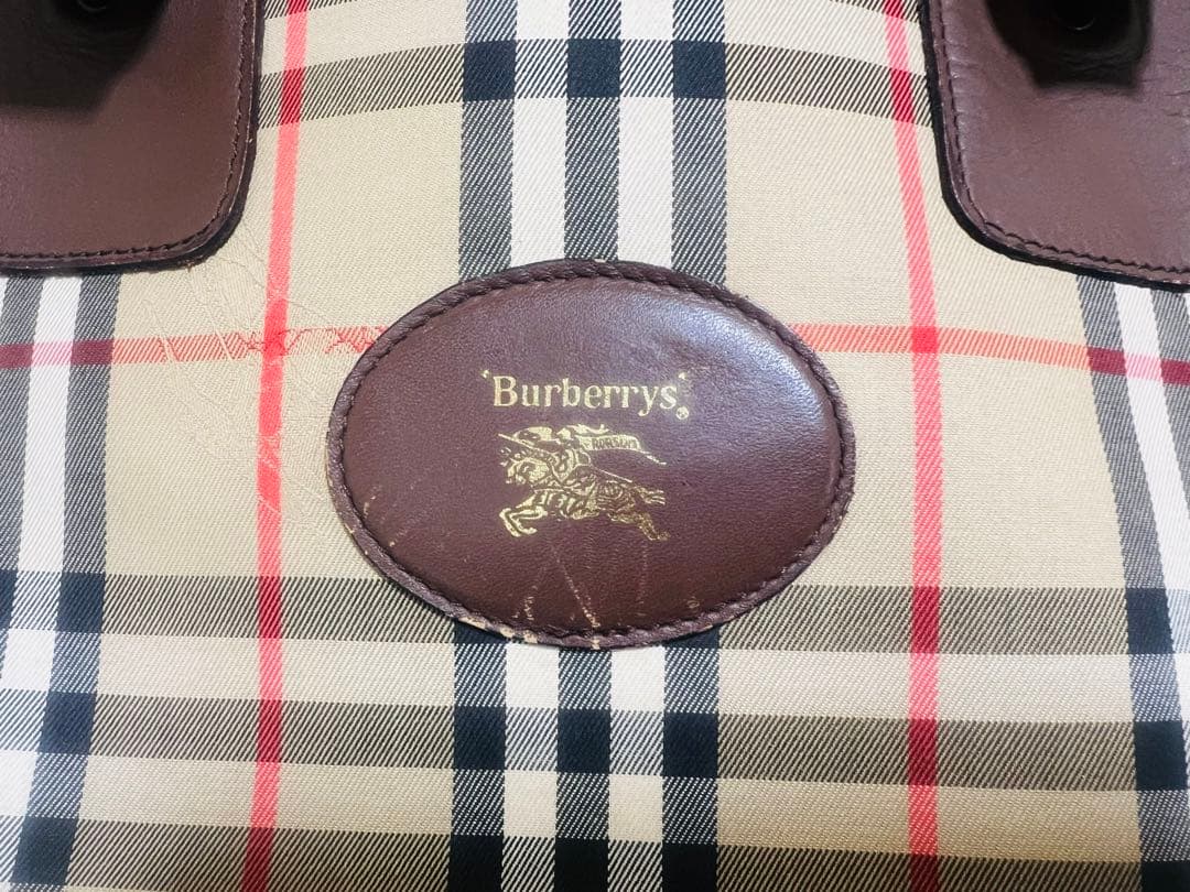 Burberry's 大容量ボストンバッグ ノバチェック柄
