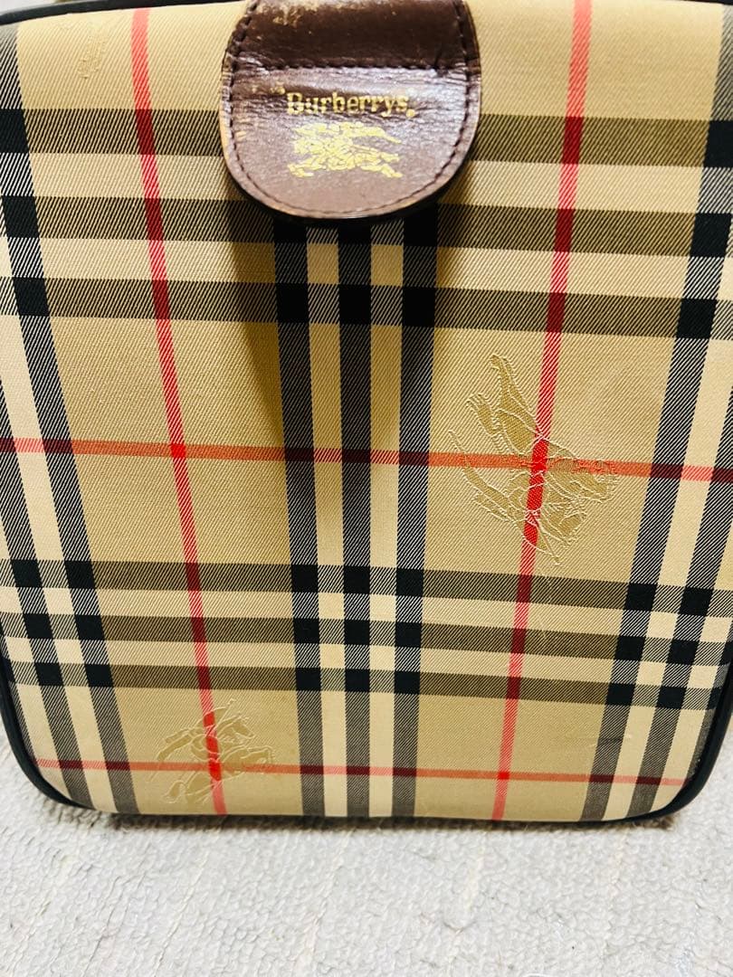 Burberry's 大容量ボストンバッグ ノバチェック柄