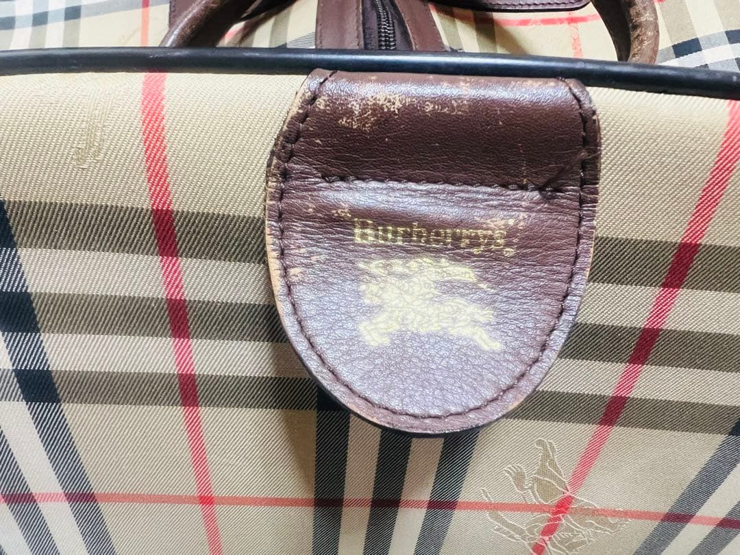 Burberry's 大容量ボストンバッグ ノバチェック柄