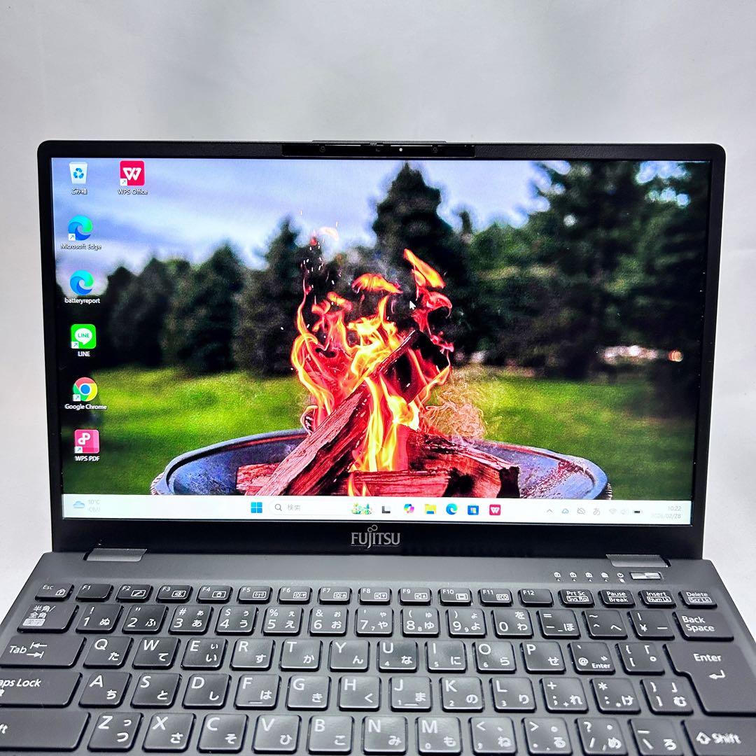 【美品】バッテリー超良好｜LIFEBOOK｜第12世代i5｜SSD｜2022年製