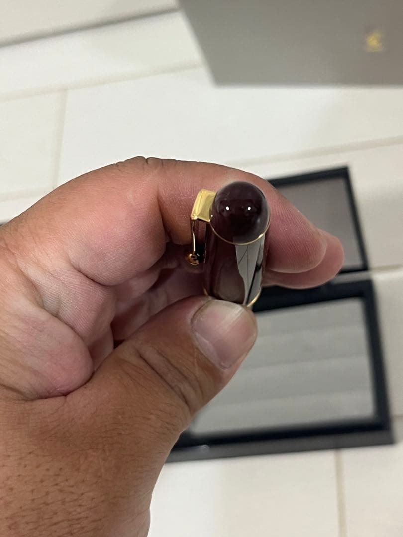 PILOT CUSTOM 14k 585 ケース付き　赤茶色