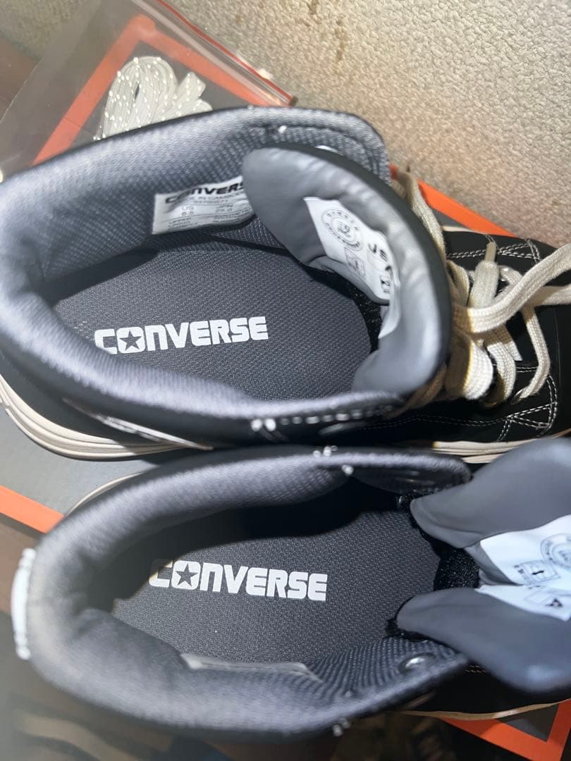 CONVERSE セーフティーシューズ 安全靴 ブラック 25.0cm