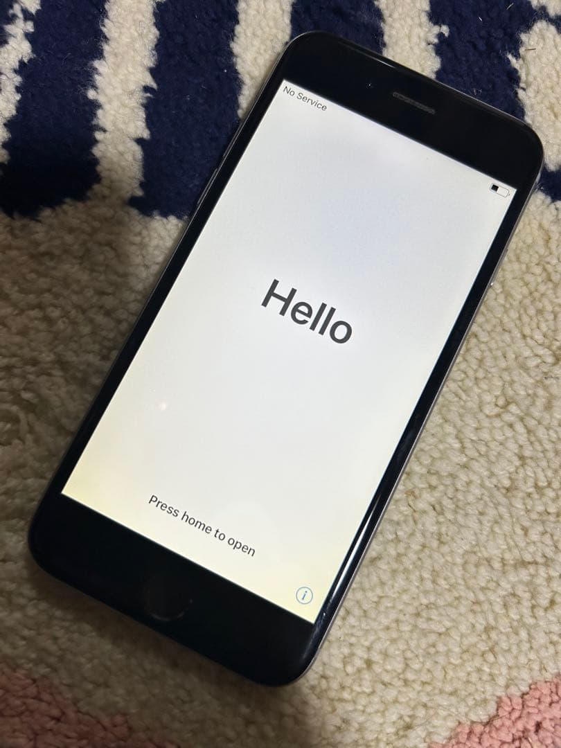 【美品】iPhone 6 128GB◆スペースグレイ◆バッテリー100％