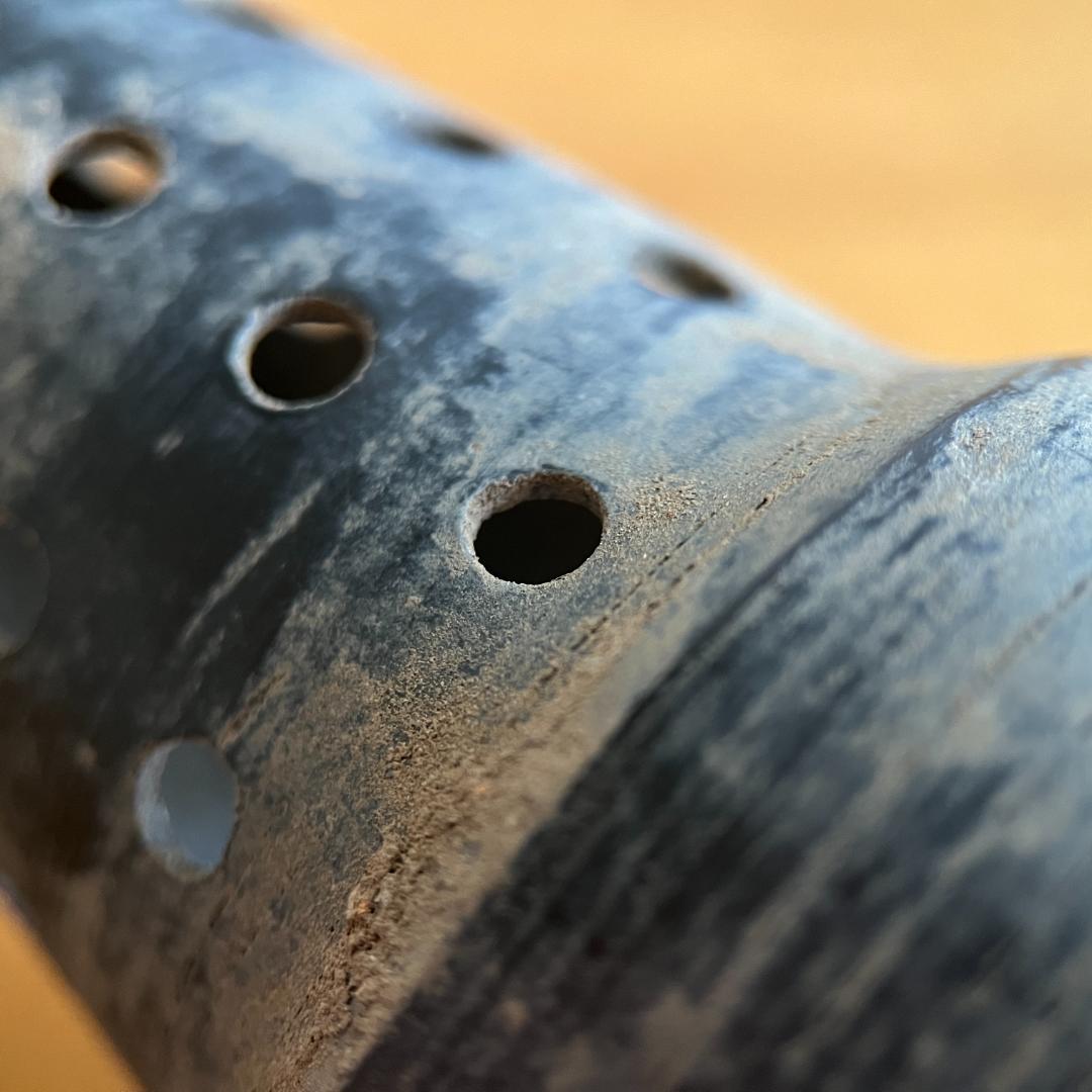 龍山文化 黒陶 高足杯／尊 卵殻土器 紀元前24-22世紀 h25cm 85g