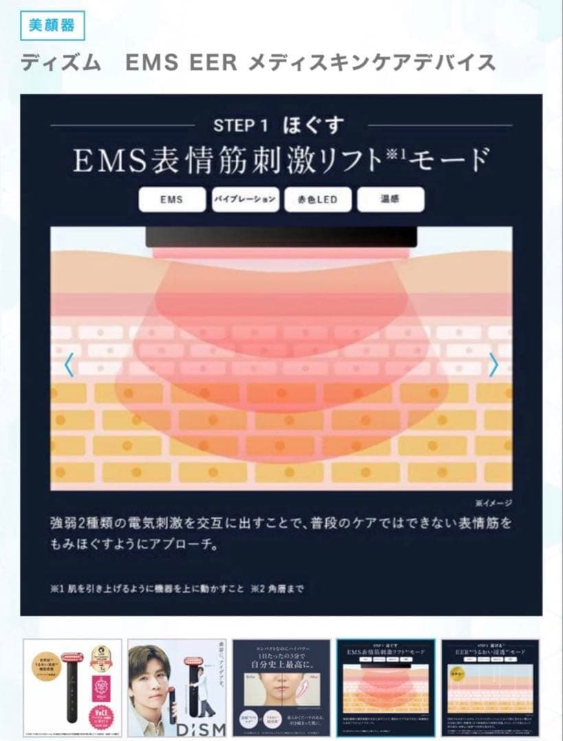 DiSM EMS EER メディスキンケアデバイス　美顔器