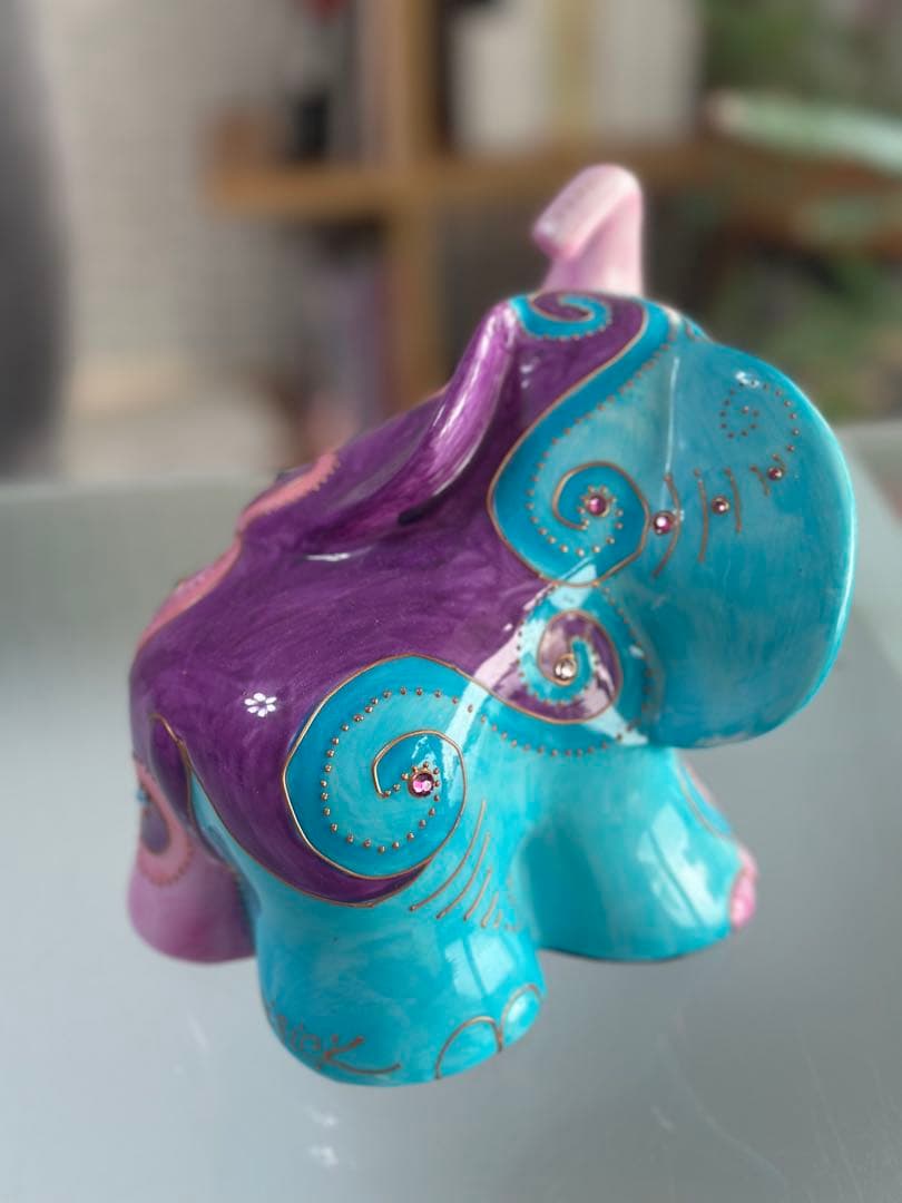 ソワジック　象　elephant soizick 置き物　フランス製　2つセット