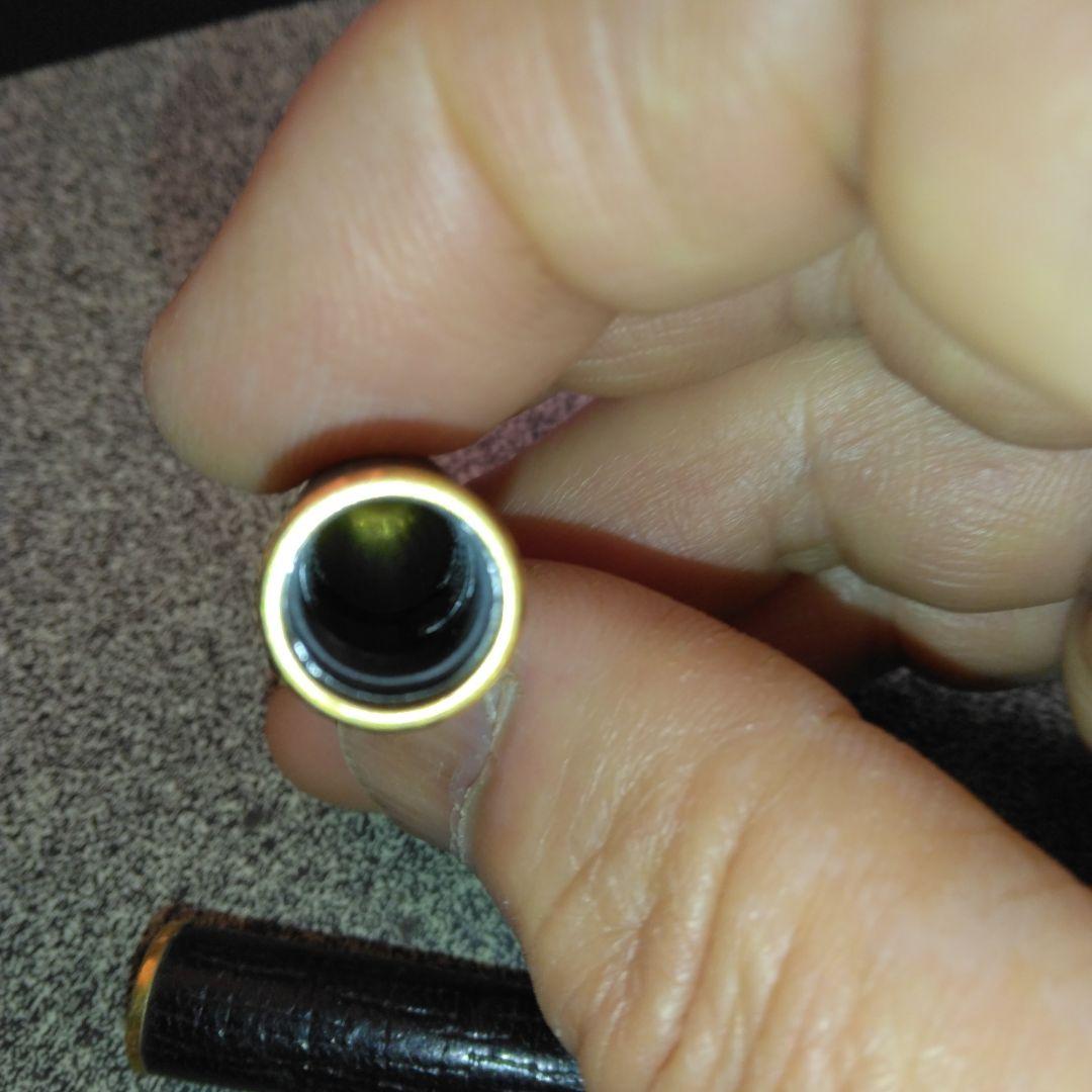 パイロット万年筆　18K-750〈F〉革巻き