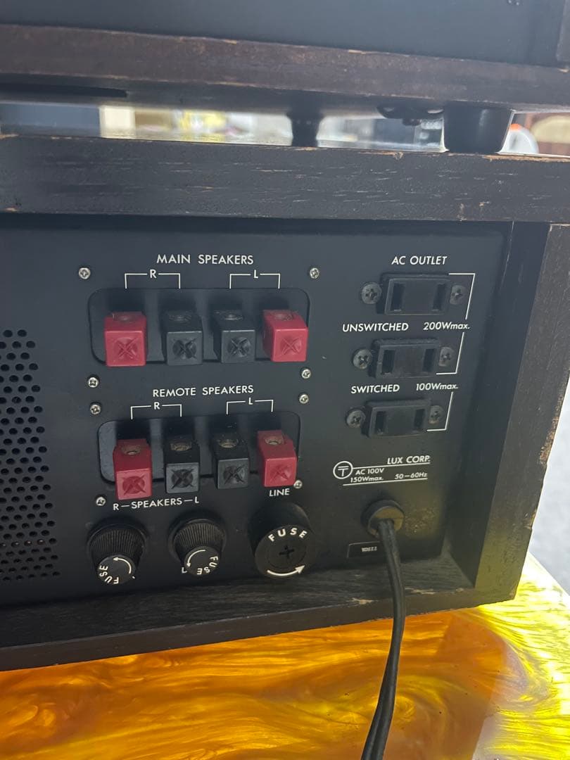 LUXMAN L-504 ,WL-550 セット動作確認済み